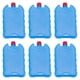 thumbnail image 3 of Paquete de 6 paquetes de hielo, bloques de enfriamiento de hielo para bolsas térmicas, paquetes de congelación portátiles reutilizables para caminatas, 3 of 5