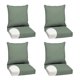 thumbnail image 1 of Juego de 4 Cojines para Exterior Arden Selections 61x61 cm Salvia, 1 of 8