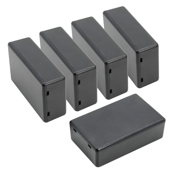 Cajas para proyectos LeMotech de plástico ABS 80 x 50 x 26 mm, paquete de 5