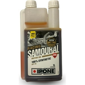 Aceite De Moto Ipone Samourai 2T Full Sintetico Original 1L Rojo