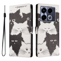 Foxdock Funda Tipo Cartera Para Infinix Note 40 5G Con Soporte Y Correa – Diseño De Patrones Lindos