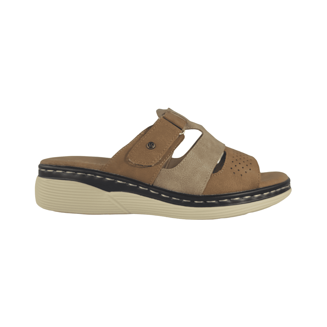 Sandalias Passer Caramelo Mujer 008-16 - Talla 38