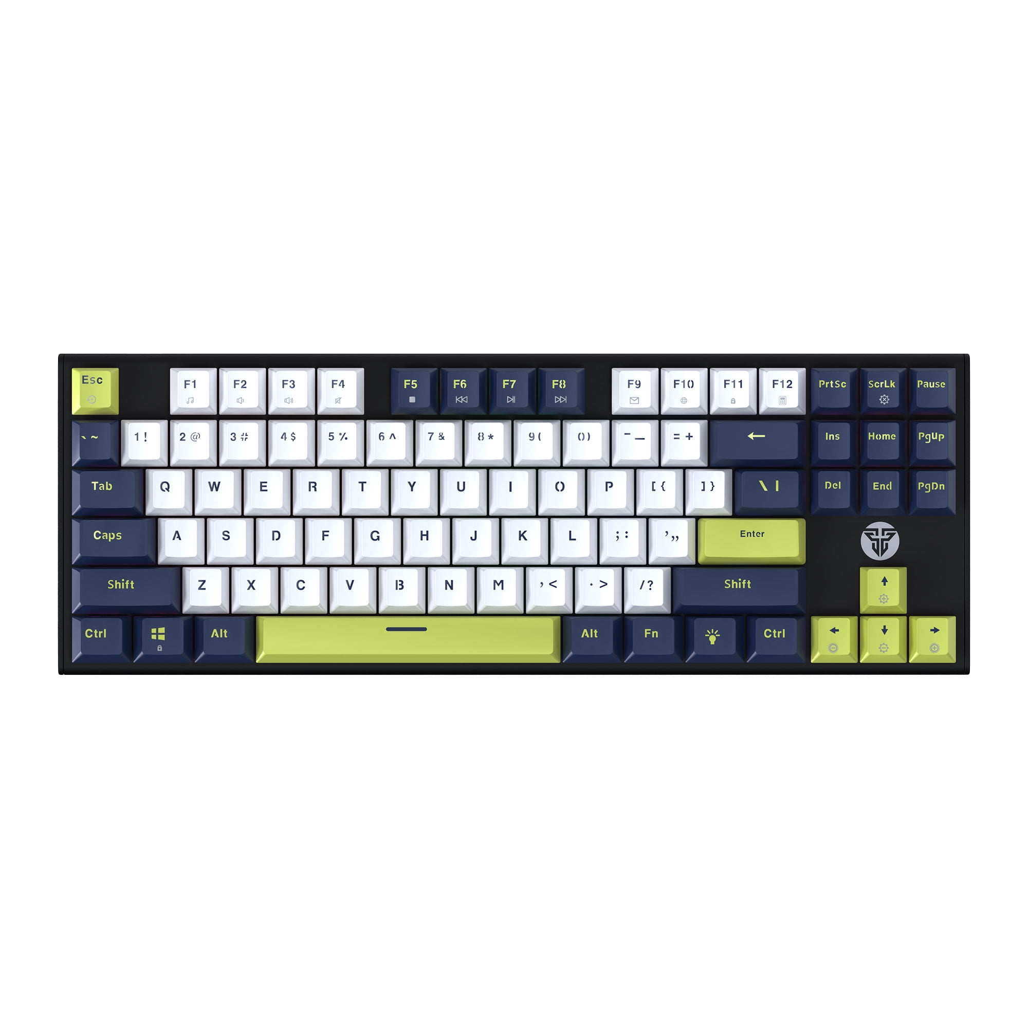 Teclado Fantech Mk877s Atom87s Mori White (switch Blue)