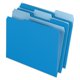 thumbnail image 1 of Carpetas Pendaflex de dos tonos, color carta, azul, 100 unidades, 1 of 2