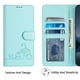 thumbnail image 4 of Funda tipo cartera FOXDOCK para Samsung Galaxy A26 con soporte, ranuras, RFID, diseño de gato, 4 of 5