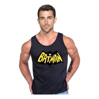 Persodesign - Polera Musculosa Batman Retro Superheroe Tank Gym Talla M Negro Hombre