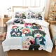 thumbnail image 1 of Nijiyon Animation Bedding Set Duvet Cover Bed Set Quilt Cover Pillowcase Comforter Boys Adult Bed Sheets, 1 of 5