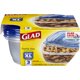 thumbnail image 2 of Contenedores de almacenamiento de alimentos Glad GladWare XL cuadrados, 3 x 104 oz, 2 of 9