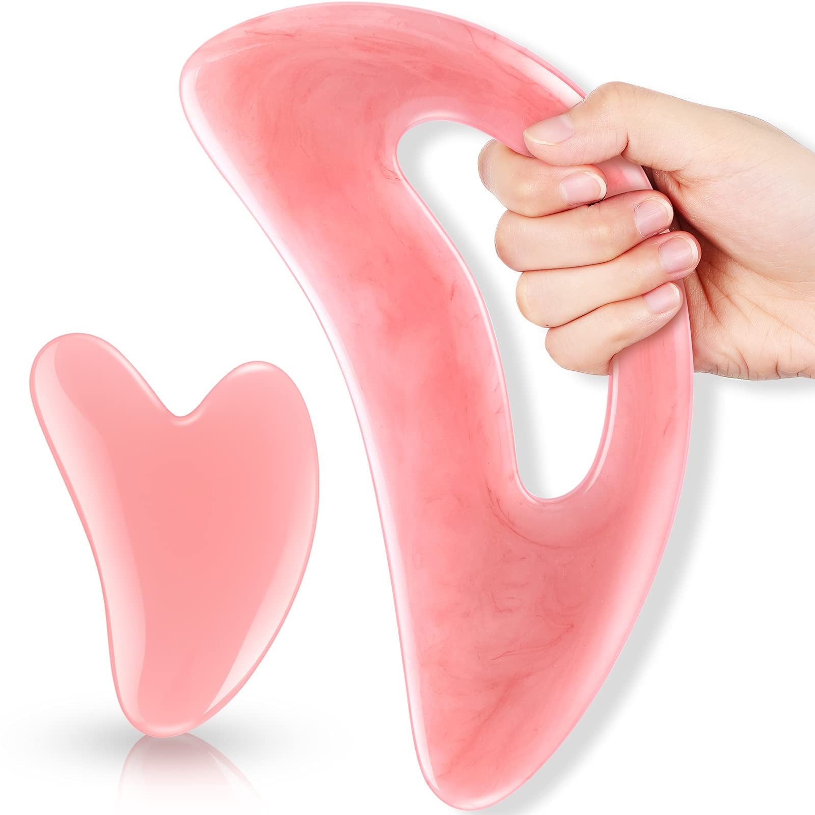 Bbto - Juego De Herramientas De Masaje Body Guasha Gua Sha Body Con Empuñadura