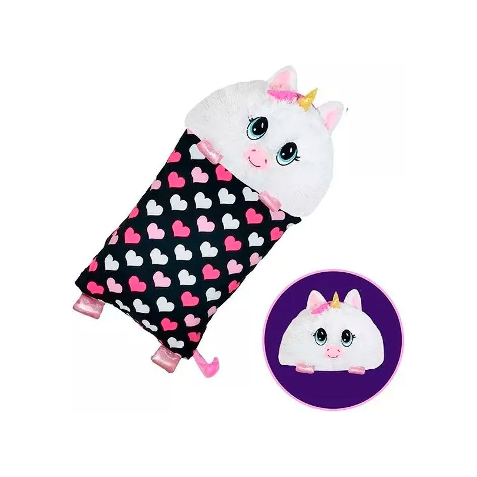 Genérico - Almohada Funda Peluche Animales Unicornio Fluffaluff Para Niños Y Niñas