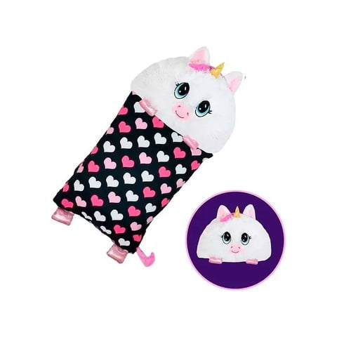 Genérico - Almohada Funda Peluche Animales Unicornio Fluffaluff Para Niños Y Niñas