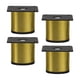 thumbnail image 2 of 4x Muebles Soportes Patas Salón Muebles Hardware Cama Muebles Pie Aureate 5x5cm, 2 of 5