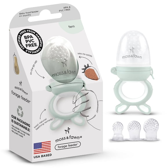 Alimentador para bebés de silicona libre de BPA Moss and Fawn