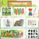 thumbnail image 3 of Set de Colorear BenLouis 192 piezas Safari de la Selva para Niños, 3 of 7