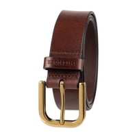 Cinturón Tommy Hilfiger Raw Edge Jean Leather Chocolate