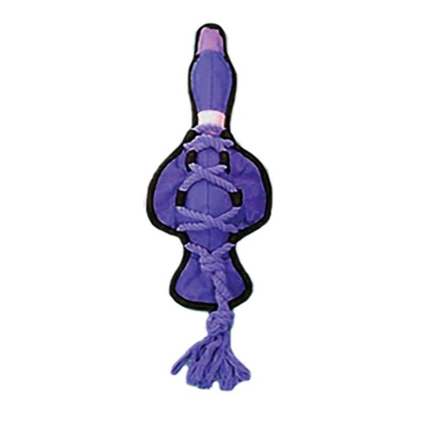 Juguete para perros, múltiples mascotas, con cuerdas cruzadas, diseño de pato, 29 cm, muy resistente