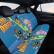 thumbnail image 4 of Pato Dodgers-theme Car Rear Seat Covers Back Elastic Flexible Car Seat Covers Decorative Fits Most Cars 120x59x76cm, 4 of 6