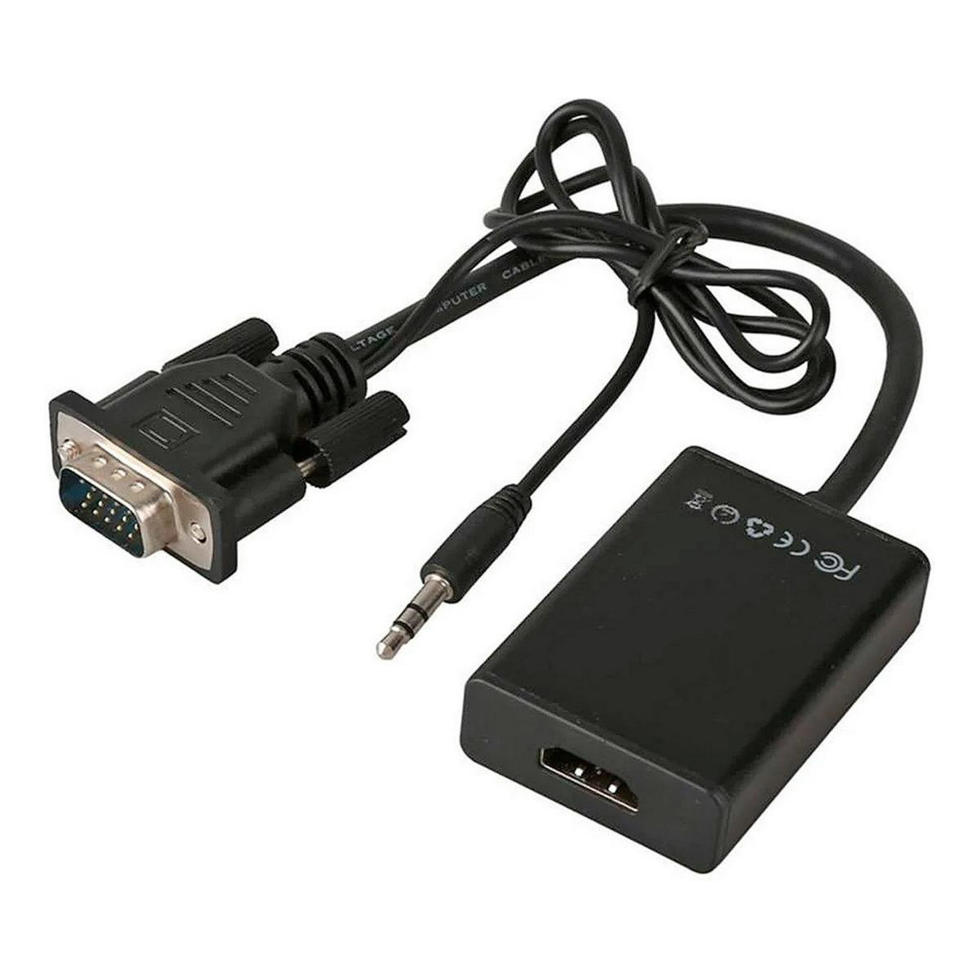 Gen - Adaptador Conversor Convertidor Vga A Hdmi Fullhd 1080 Audio