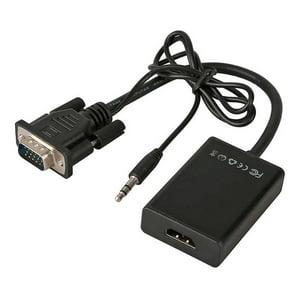 Gen - Adaptador Conversor Convertidor Vga A Hdmi Fullhd 1080 Audio