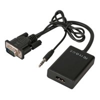 Gen - Adaptador Conversor Convertidor Vga A Hdmi Fullhd 1080 Audio