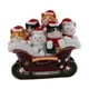 thumbnail image 1 of Figura En Miniatura De Gato Navideño Iluminado, Preciosa Figura Hecha A Mano Para Estanterías, 15,5 X 8,5 X 14,5 Cm, 1 of 5
