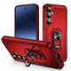 thumbnail image 1 of Para Samsung Galay S25 FE 5G Funda con Soporte de Anillo Metálico de Rotación de 360° [Soporte Magnético para Auto] a Prueba de Golpes Resistente Protección de Cuerpo Completo de Alta Resistencia, 1 of 7