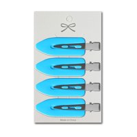 Genérico - Clips Skincare Para Cabello Flequillo Color Turquesa 4 Ud