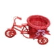 thumbnail image 1 of Bicicleta Flor Artificial Canasto Florero Planta Estante Para Fiesta Interior Decoración Del Hogar Rojo, 1 of 2