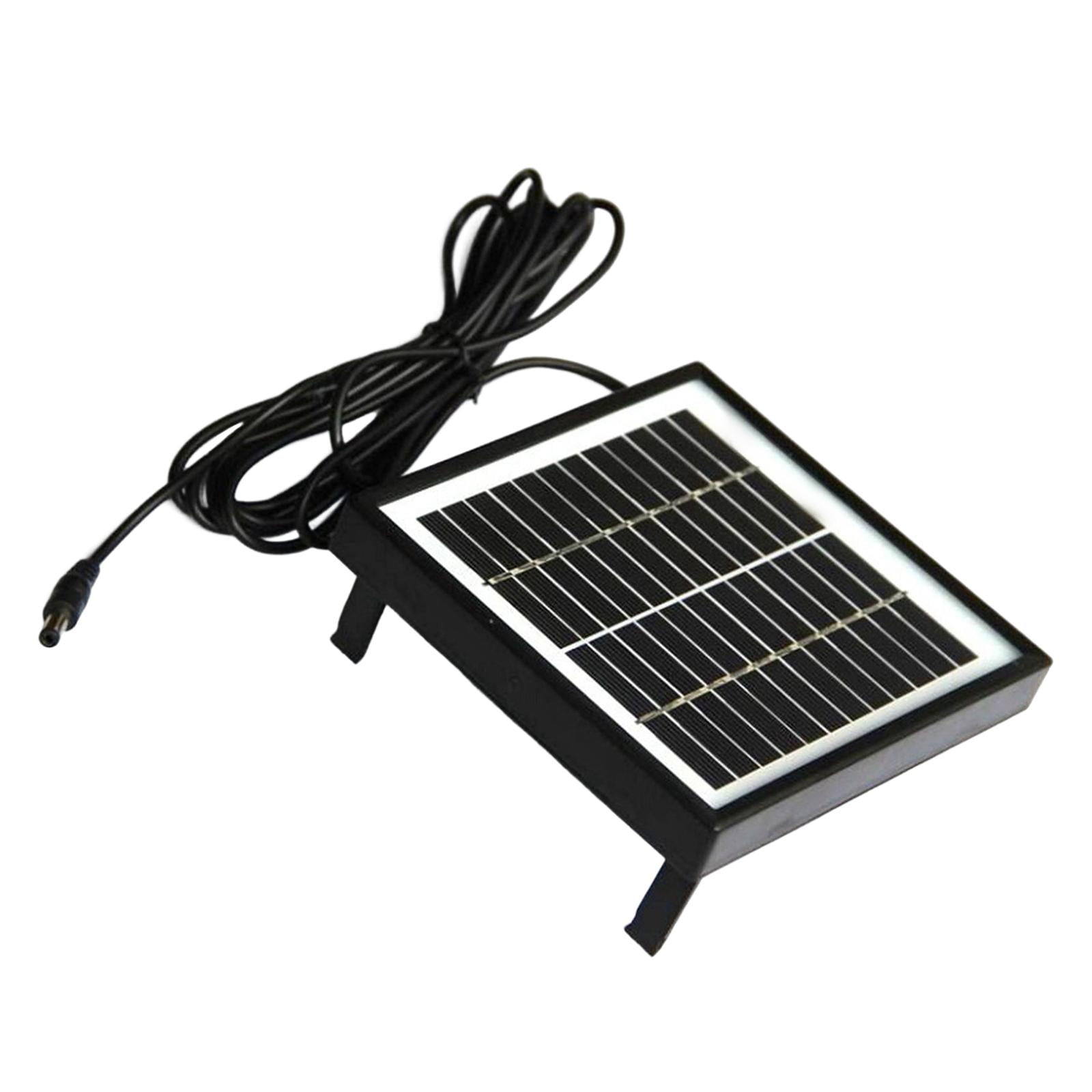 Magideal - Panel Solar, Con Conector Con Cable 3m, 12 V 2 W, Piezas De Bricolaje, Módulo De Batería Solar, Portátil, Para De