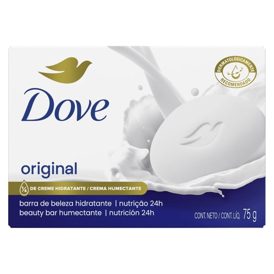 Jabón En Barra Dove Sab Branco 48x75g