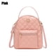 thumbnail image 1 of Mini Backpack Women's Shoulder Bags Diamond Grids PU Leather Bag Fashion Small School Bags Casual Rucksack, 1 of 3