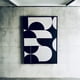 thumbnail image 2 of Cuadro Mural Canvas Abstracto Blanco Y Negro, 2 of 5