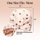 thumbnail image 5 of Gorro de ducha Kitsch Luxury, reutilizable, impermeable, para mujer, rubor, 5 of 9