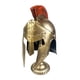 thumbnail image 4 of Accesorios De Casco Romano Desgaste De La Decoración Fácil De Usar Para El Juego De Rol De Oro, 4 of 5