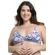 thumbnail image 1 of Bikini Triangulo Con Nudo Estampado Celeste Xl, 1 of 3