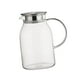thumbnail image 3 of Jarra de vidrio resistente al calor, jarra de borosilicato, jarra de agua con asa, jarra de té helado para leche, zumo, té helado, bebidas frías 1.5L, 3 of 5