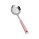 thumbnail image 1 of Cuchara Espumadera De Malla Fina Resistente Al Calor Con Mango Largo, Colador De Grasa Para Ollas Calientes, Color Rosa, 1 of 5