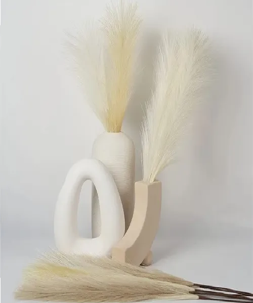 Genérico - Cola De Zorro Decoración Pampa Boda Hogar 110 Cm Boho