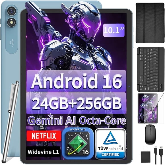Tablet Suicoey T901 10 pulg 24GB 256GB Android 16 Gemini AI