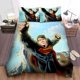 thumbnail image 1 of Superman Dc Comics Character Flying Over The Sea Quilt Duvet Cover Set3-Piece Bedding Set, 1 of 5