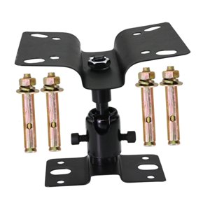 Magideal - Soporte De Pared Para Altavoces Accesorios Para Equipos De Audio Ángulo Giratorio Accesorios Para Altavoces Resistentes Para Altavoces Envolventes De