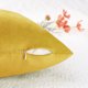 thumbnail image 3 of REGALWOVEN Paquete de 2 Fundas de Cojín Decorativas de Terciopelo Fundas de Cojín Modernas con Cremallera Amarillo 12" x 20", 3 of 6
