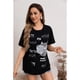 thumbnail image 1 of Polera Mujer Algodon Manga Corta Oversize Gatito 2007, 1 of 2