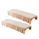 thumbnail image 4 of 2pcs Cubierta De Sábana De Cama De Masaje De Terciopelo De Cristal Suave Con Agujero 31x75 Pulgadas Camello, 4 of 5