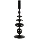 thumbnail image 4 of Candelero Cónico Negro Nórdico Decoración De Centro De Mesa De Candelabro 27x8,5 Cm, 4 of 5