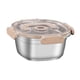 thumbnail image 4 of Recipiente para alimentos de acero inoxidable, recipiente para preparación de comidas, fácil de limpiar con tapa, fiambrera de acero inoxidable para t 700 ml, 4 of 5