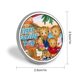 thumbnail image 2 of El vecindario de Daniel Tigre-Theme Round Button Badge: Premium Metal Construction, Ideal for High-End Events 2.8 cm, 2 of 6