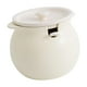 thumbnail image 1 of Recipiente De Cocina Con Tapa, Cuchara, Almacenamiento De Alimentos, Tarro De Condimentos, Bote De Cerámica L Blanco, 1 of 5