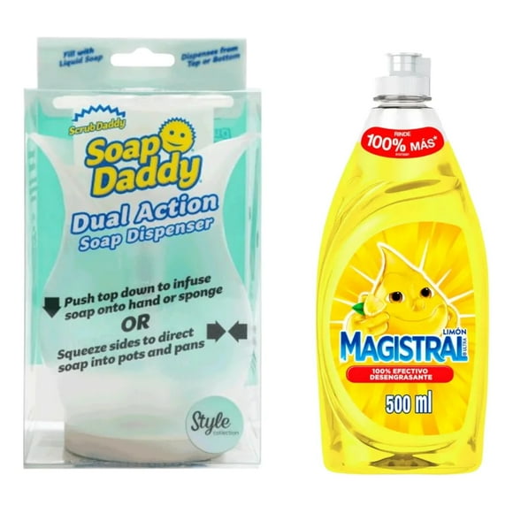 Dispensador De Lavalozas Scrub Daddy Y Magistral 500ml