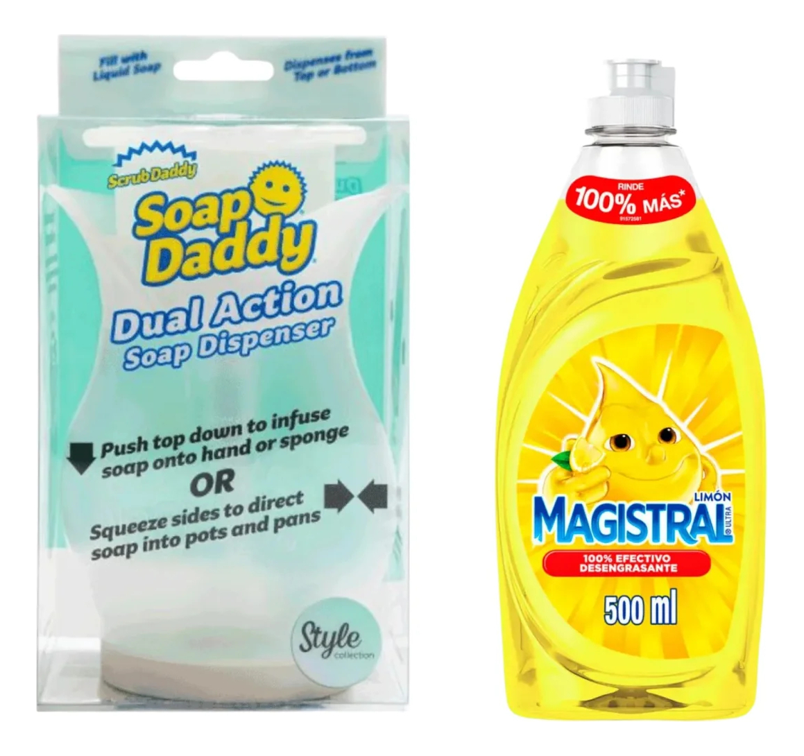 Dispensador De Lavalozas Scrub Daddy Y Magistral 500Ml